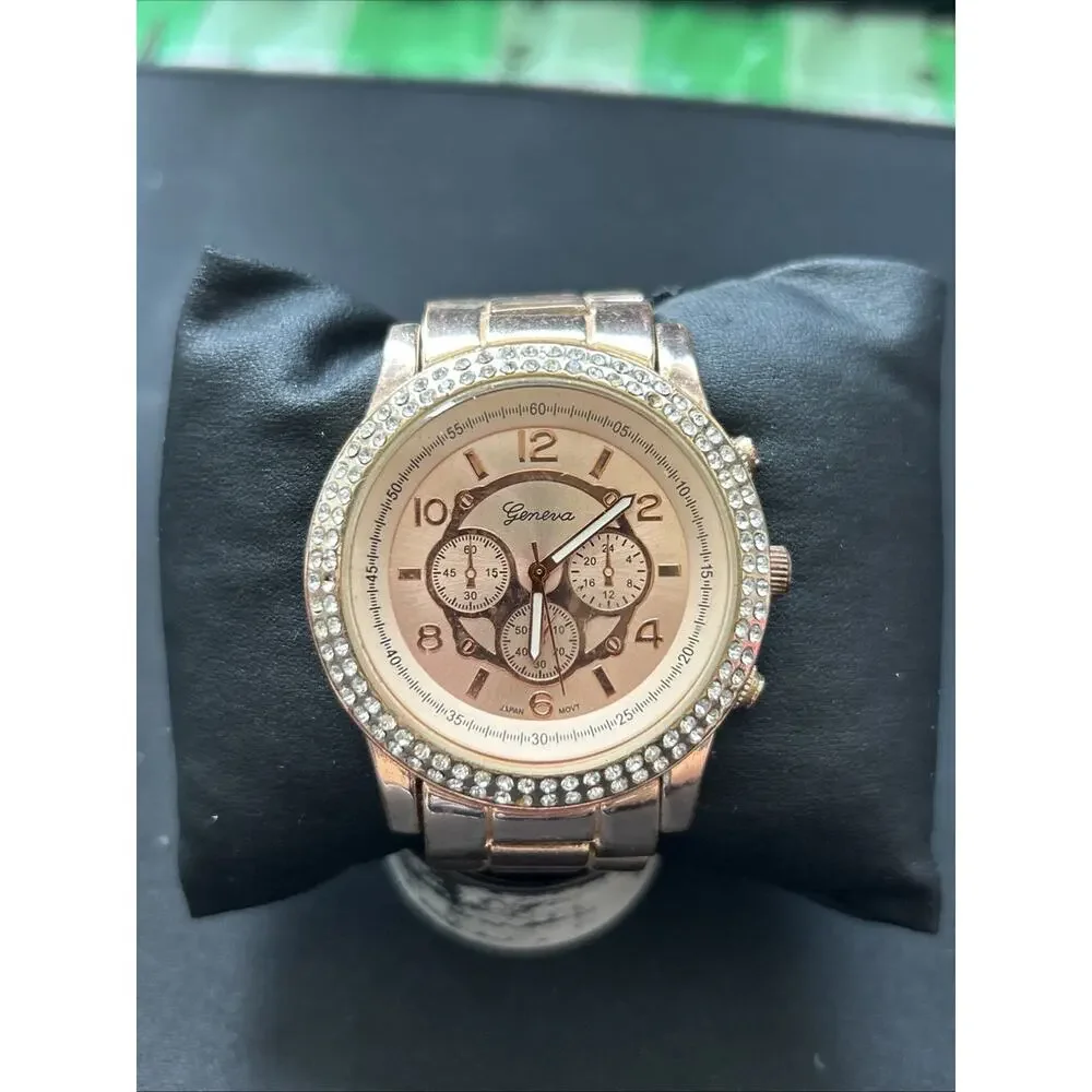 Geneva Rose Gold Tone Women’s Quartz Watch